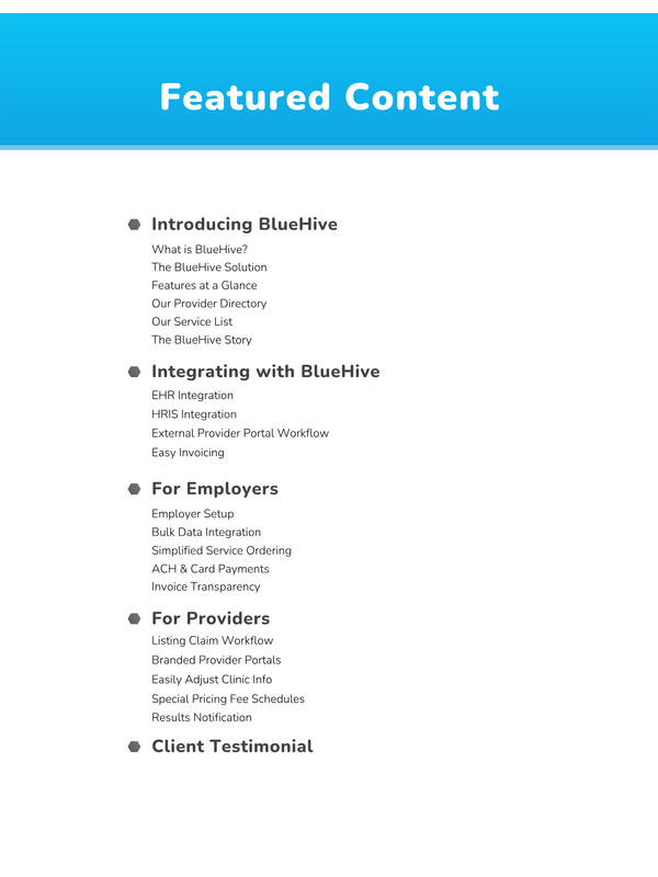 BlueHive General Information Packet — page 3